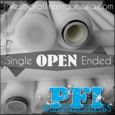 Glass Fiber Pleated Amine Single Open End Filter Cartridge Indonesia  large2