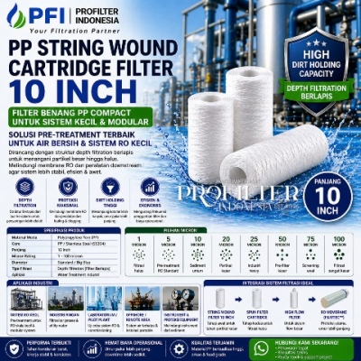 PP String Wound Cartridge Filter 10 Inch  large2