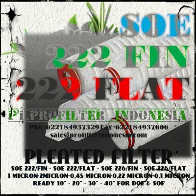 SOE 222 226 Pleated Filter Cartridge  large2