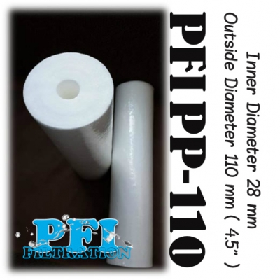 d PFI PP110 Polypropylene Spun Meltblown Cartridge Filter  large2