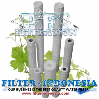 d Polypropylene String Wound Cartridge Filter 1 micron 40 inch Indonesia  large2