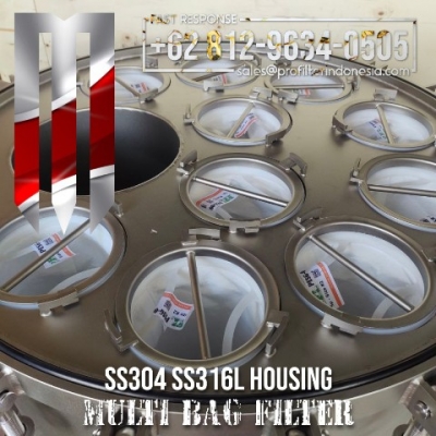 stainless steel 304 housing multi bag filter  large2