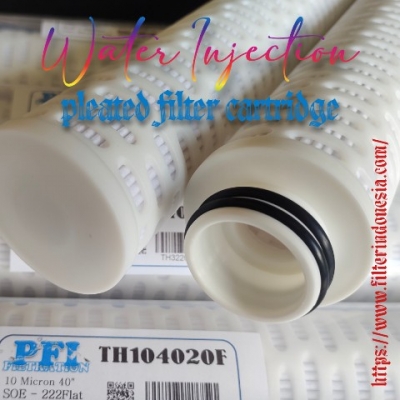 water injection cartridge filter pleated glass fiber  large2